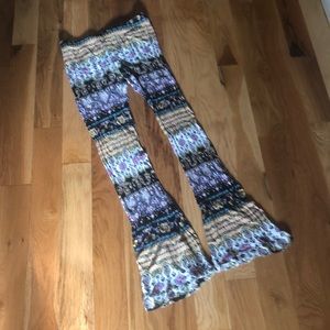 LA Hearts boho bell bottoms